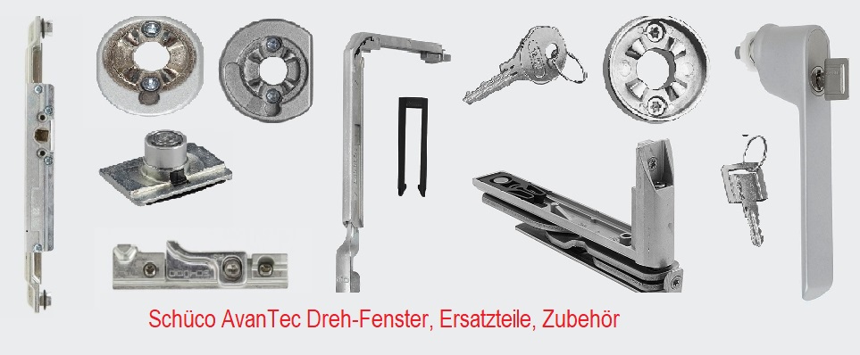 Schüco AvanTec Dreh-Fenster, Zubehör, Ersatzteile